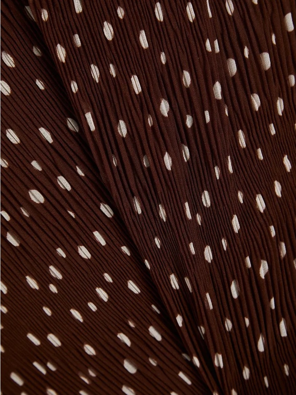 GANNI Pleated printed georgette midi skirt - Picture 3 of 4